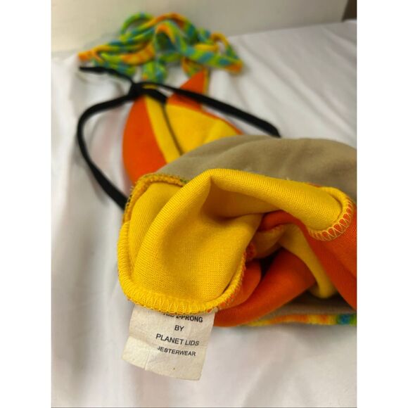 Planet Lids Jester hat tassels colorful - Picture 8 of 8